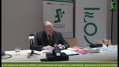 Prof. Wielomski oraz dr Motas, Mossakowski, Zieliński, Klimczak i Miksa: Jędrzej Giertych ideolog Katolickiego Nacjonalizmu na tle swojej epoki - Biblioteka m.st. Warszawy - promocja książki 23.10.2023