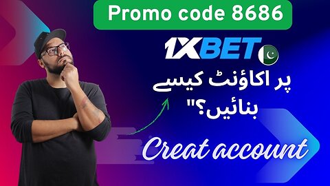 How to create 1xbet account |1xbet account registration in Pakistan|YouTube