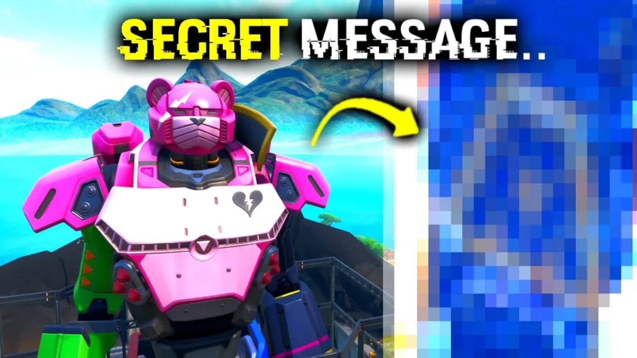 I Glitched Under ROBOT & Found This.. (Fortnite)