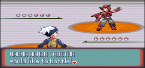 Pokemon Ruby - Team Magma Admin 3rd Battle: Tabitha