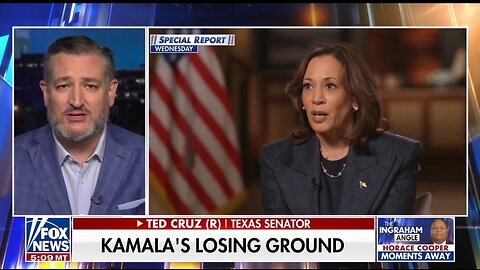 Sen Ted Cruz: It's Not Easy Being To The Left Of Bernie, But Kamala Did It
