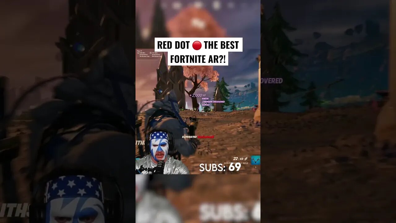 Red Dot = Aimbot in Fortnite #fortnite #shorts #fortniteshorts #gaming