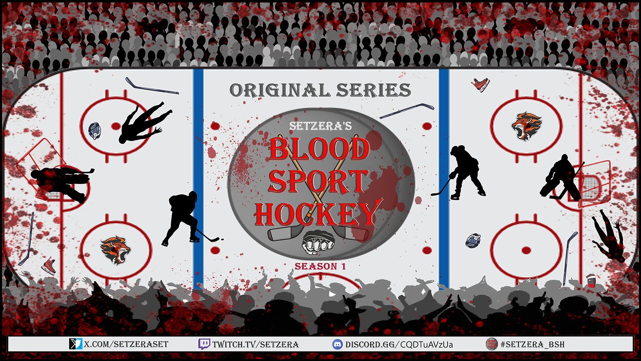[18+ Recommended] BLOOD SPORT HOCKEY Season 1 - Part 3 (Twitch Live Stream Replay - Music Removed)