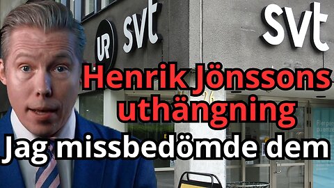 Agendan med Public Service - Allt om Henrik Jönsson samt SVTs och medias desinformation