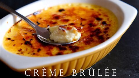 甜品入門必學！法式焦糖燉蛋┃Crème Brûlée