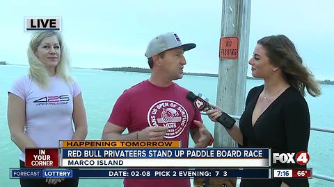 Red Bull Privateers search for treasure in stand up paddle board race - 7am live report