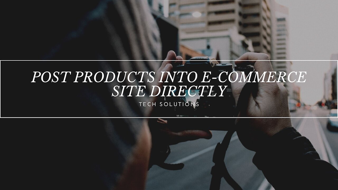 How to post products directly to e-commerce store using Pro Flipperz software.