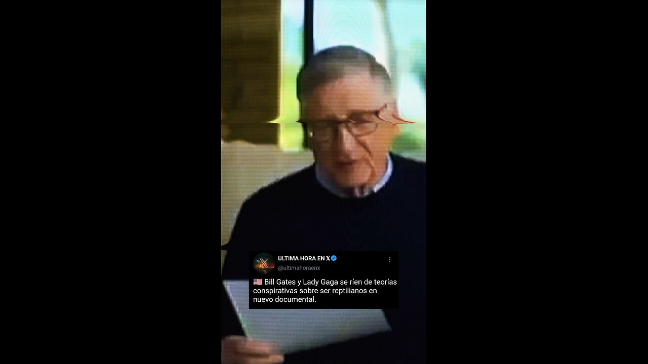 🇺🇸Bill Gates y Lady Gaga se ríen de teorías conspirativas sobre ser reptilianos.