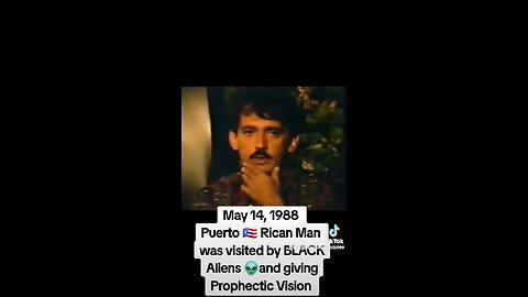 Puerto Rican says he was visited by Black Alien