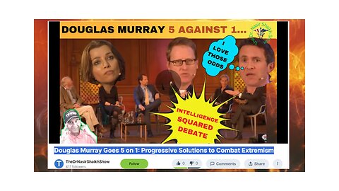 Douglas Murray Outnumbered 5 to 1 at Debate - He Still Kicks A$$