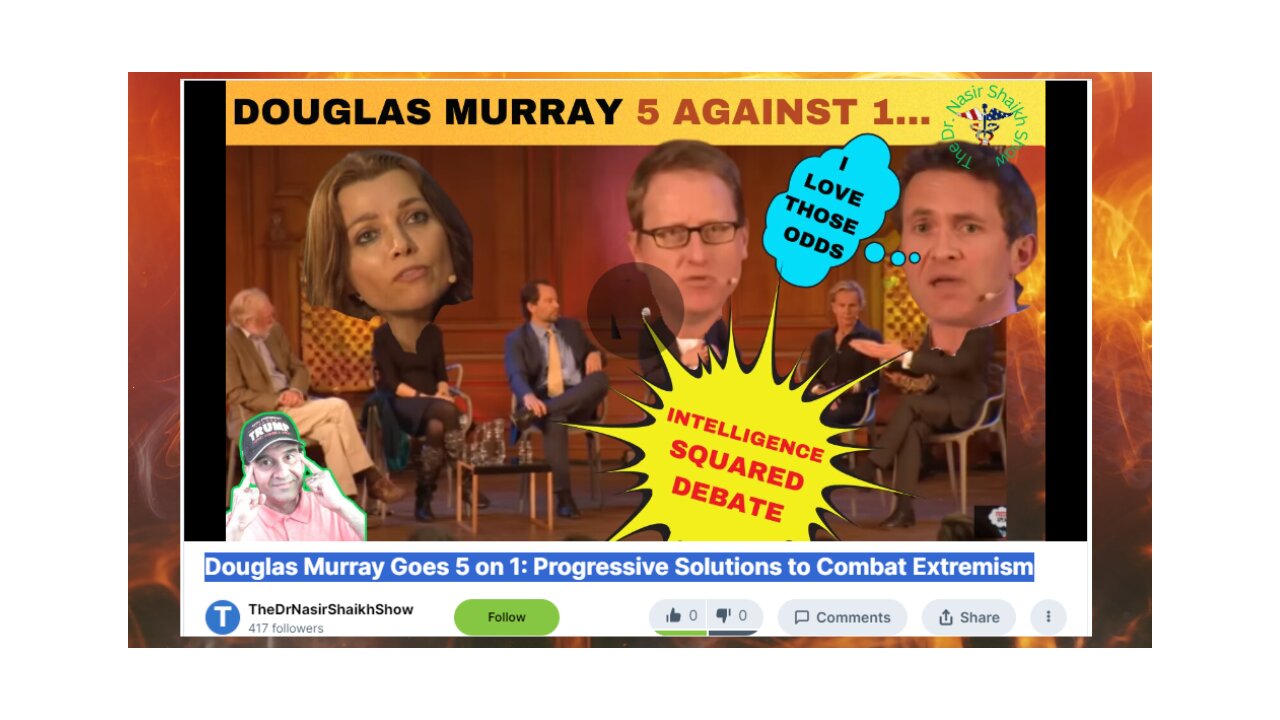 Douglas Murray Outnumbered 5 to 1 at Debate - He Still Kicks A$$