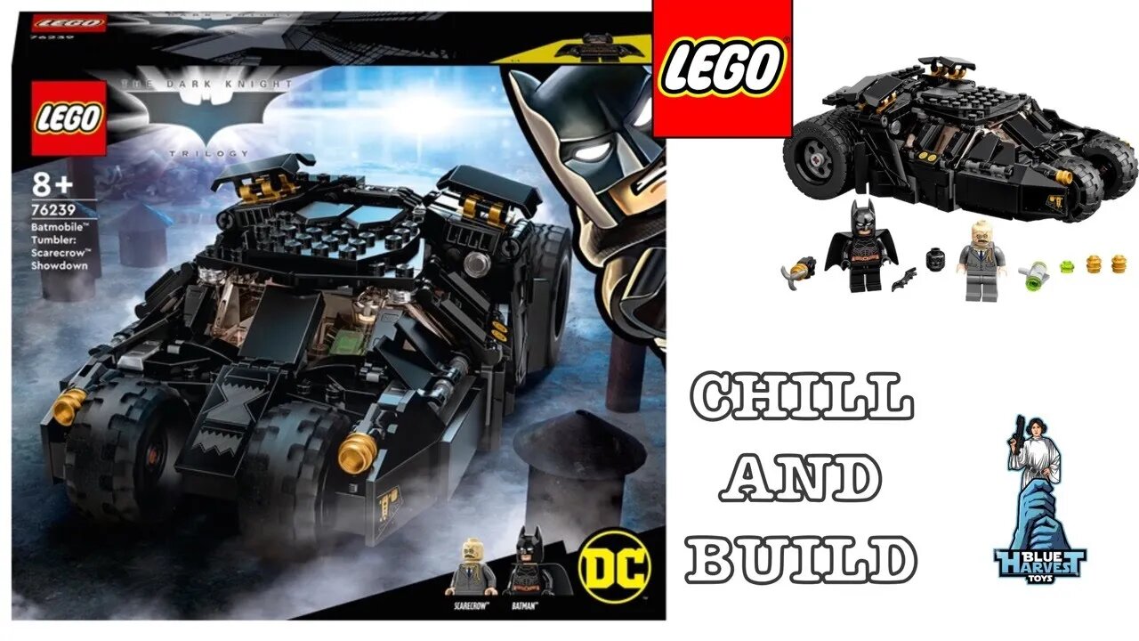 LEGO BATMOBILE CHILL AND BUILD PART 1 #lego #batman