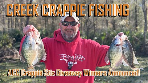 🔥CRAPPIE FISHING IN THE CREEK IS ON FIRE🔥, Part 2, Winners Announced, Ep 0224