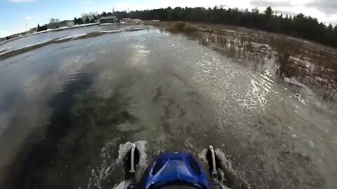 Water sledding