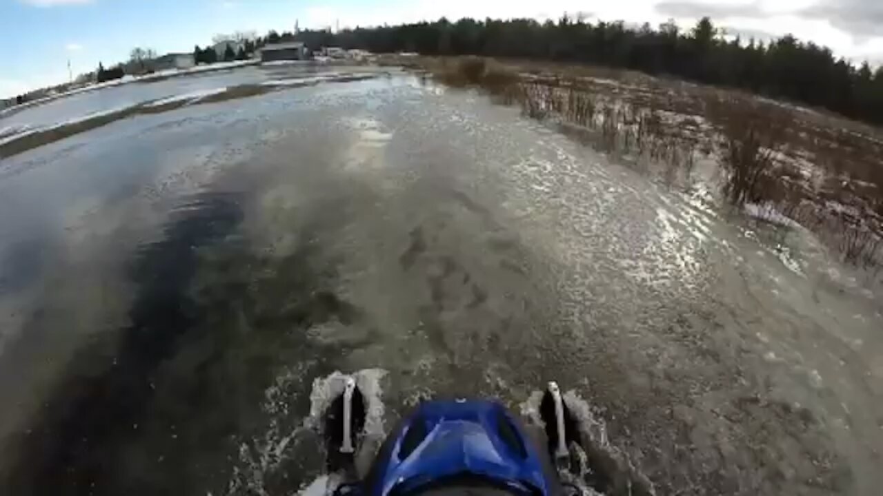 Water sledding