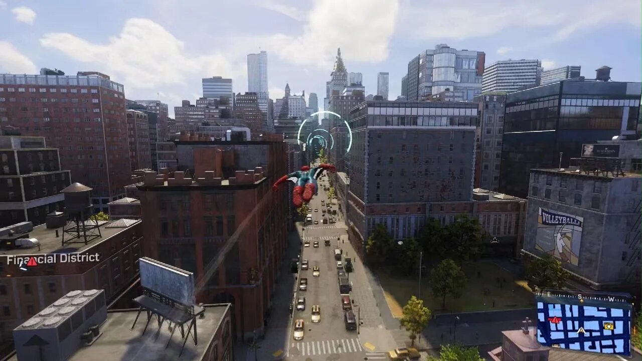 Spider-Man 2 - Wing Suit Around w/out Touching Ground