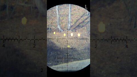 Shooting at 1260 yards (1152 meters)