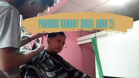 Potong rambut anak SD jaman now