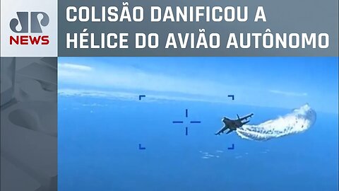 EUA divulga vídeo que mostra o momento em que caça russo derruba drone americano