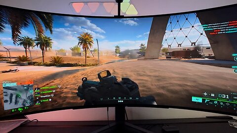 Battlefield 2042 looks INCREDIBLE on the LG 45GR95QE monitor! BEST OLED UltraWide Gaming Monitor