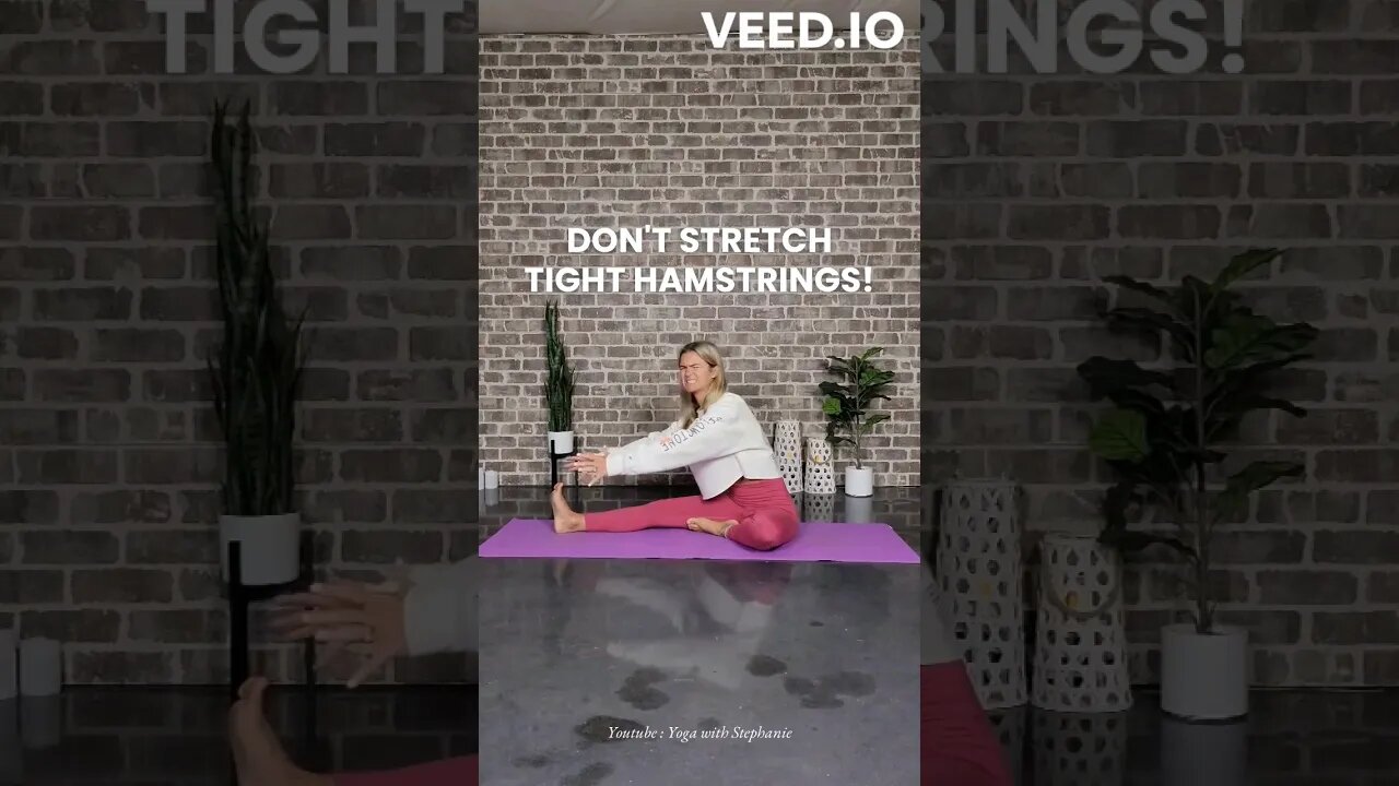 Get ready to unlock those tight hamstrings! #yoga #hamstringstretch #flexibility #stretching