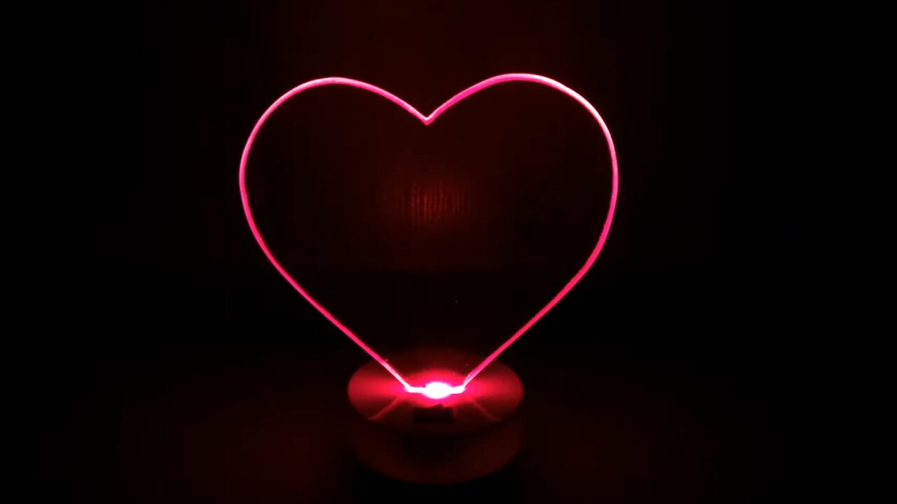 How to make a LED heart? Super gift!