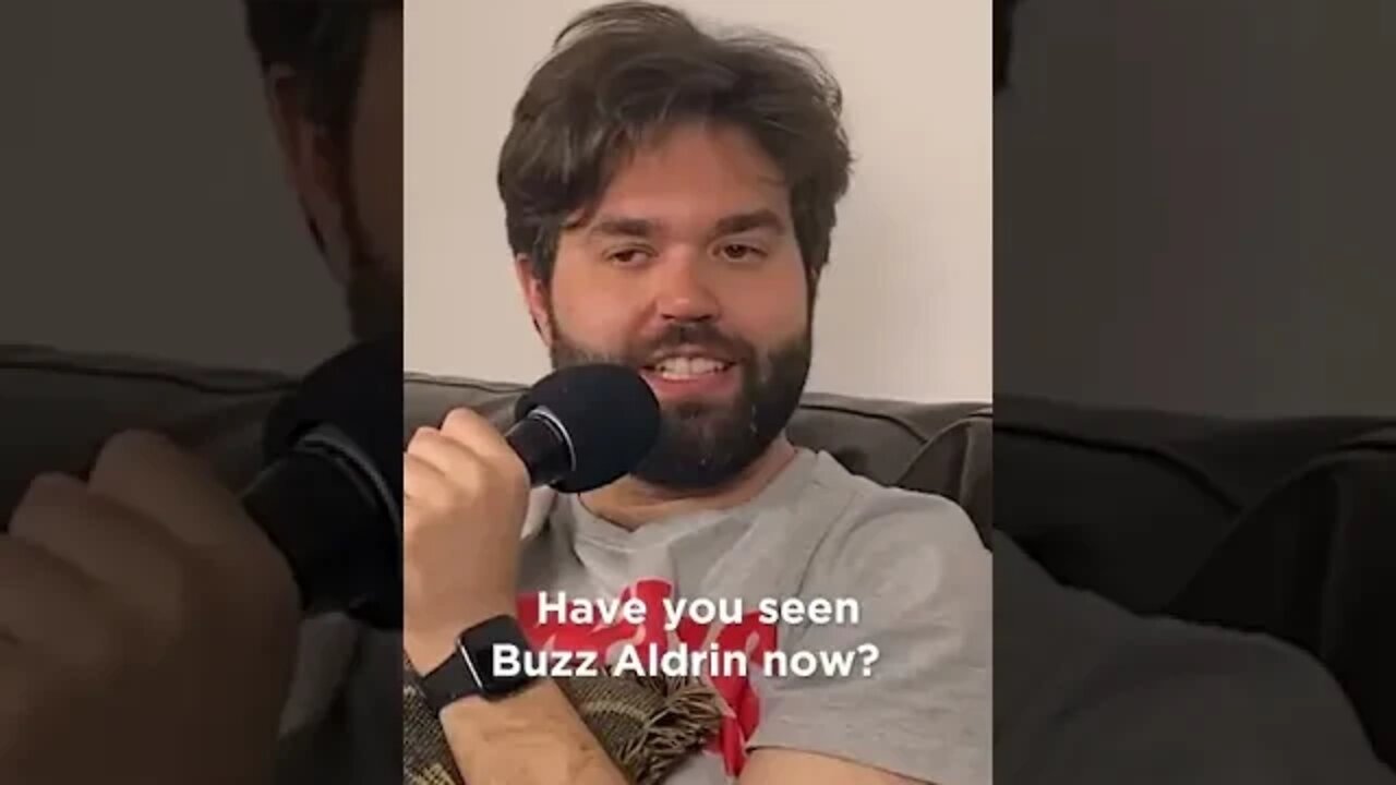 Buzz Aldrin punched a Moon Landing Denier #Shorts