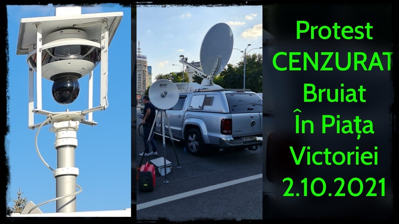 La Protest au Blocat / Bruiat Comunicațiile! Cenzură a la China în mijlocul Bucureștiului, 2.10.2021