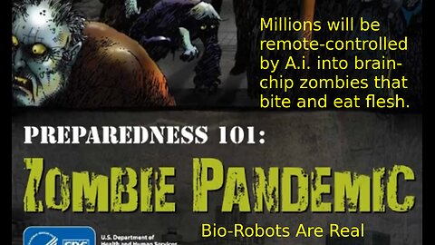 CDC Helps To Fabricate Belief In Zombies For Societal Collapse