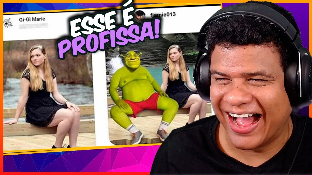 ESSE É O MELHOR PHOTOSHOPER DO MUNDO | React Anime Pro
