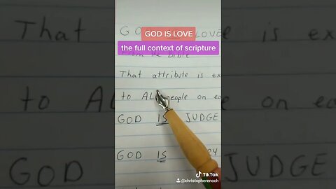 God is Love - But God is also Judge & a Consuming Fire!