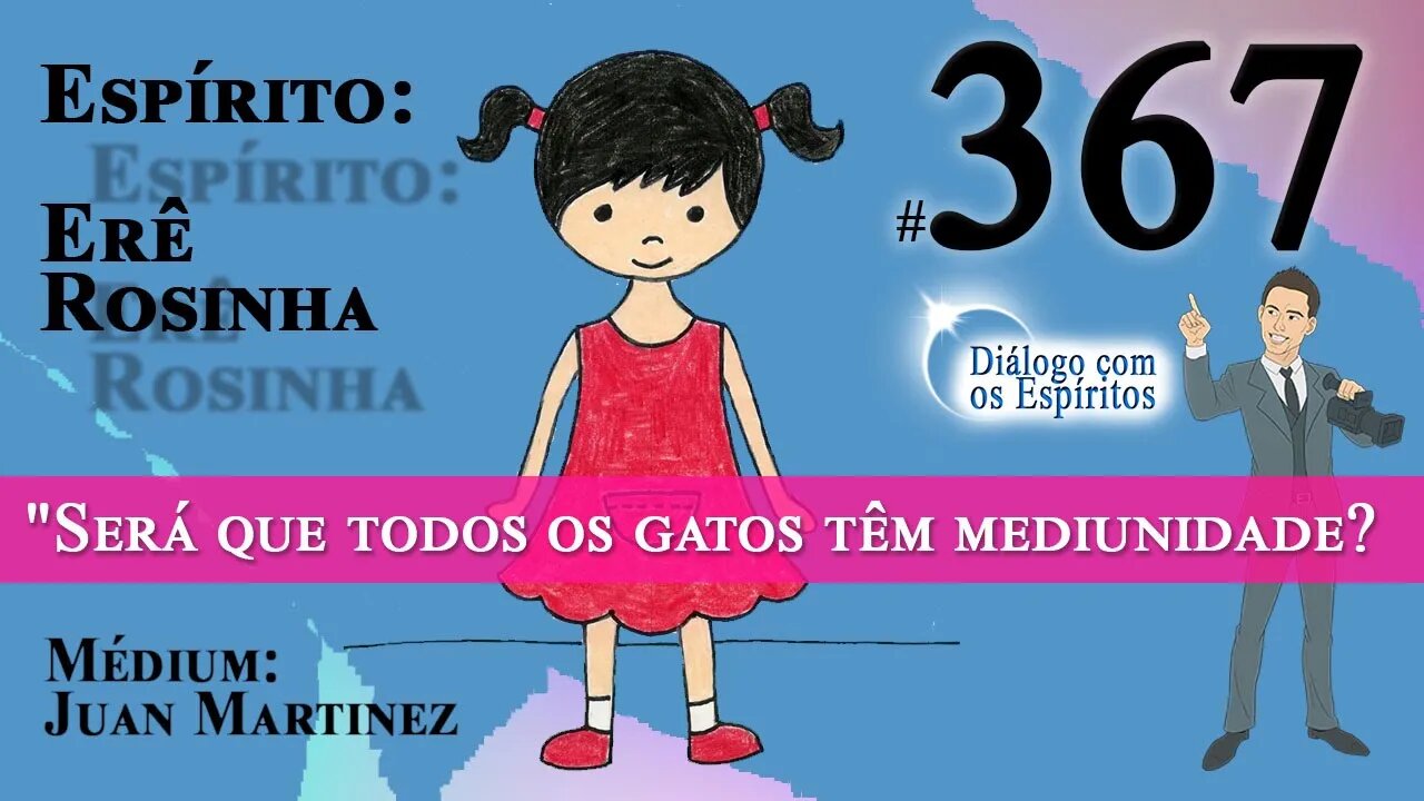 Cortes DcE #367 "Será que todos os gatos têm mediunidade? Espíritos brincando com gatinhos.