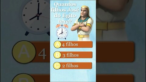 Você sabe quantos filho José do Egito teve?! #shorts #perguntaserespostas #biblia