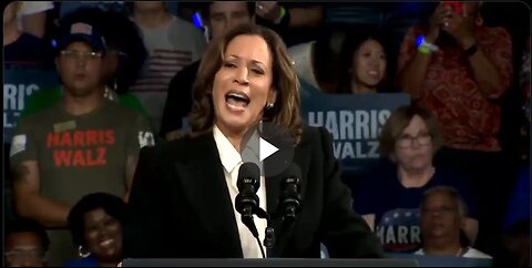 Kamala debuts a new scripted line, accusing President Trump of hiding because...