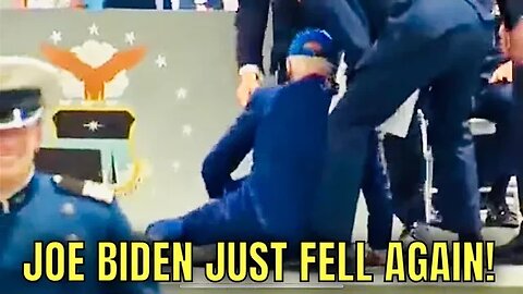 🚨 BREAKING: Joe Biden falls at the Air Force Graduation