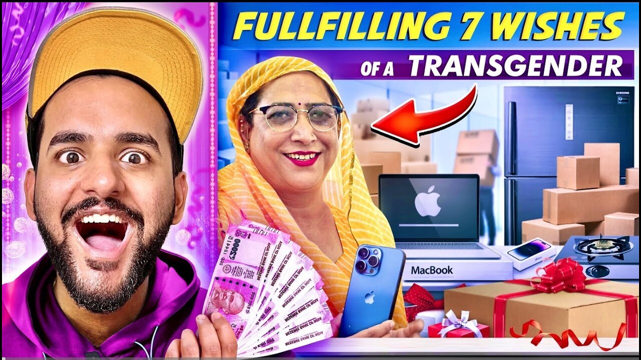 I FULFILLED A TRANSGENDERS 7 WISHES in 24 HOURS😍