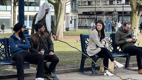 Carrying massive stick in public back😱joker pranks latest