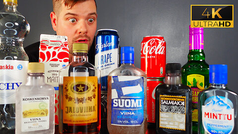 ASMR Trying Finnish Cocktails Mukbang