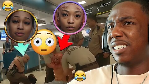 TWO RACIST BEAT UP A OLD LADY AT THE AIRPORT FOR THIS!