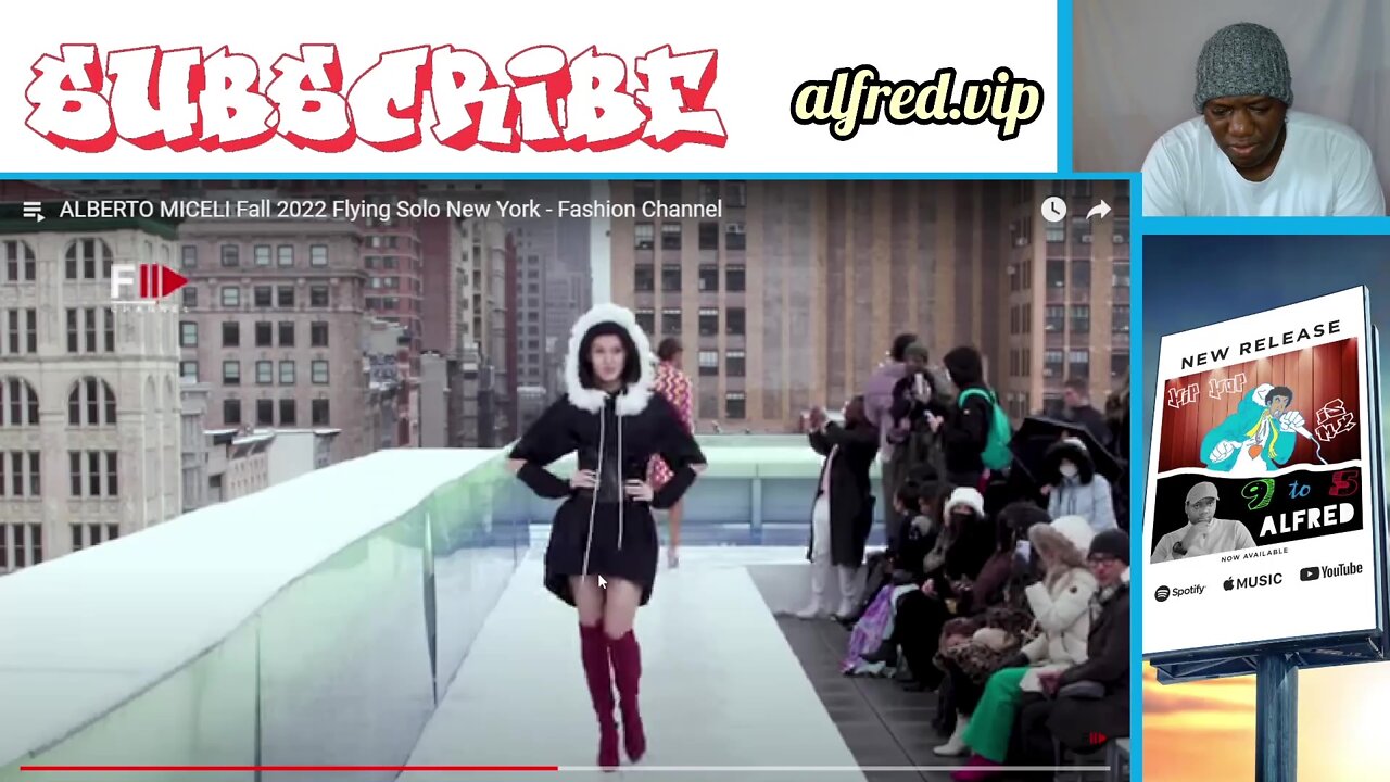 Alberto Miceli Designs On Snowy Rooftop : Fashion with Alfred