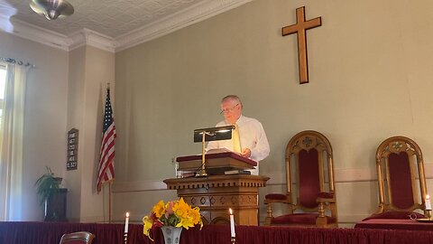 Pastor Jay D. Hobson, Sunday Sermon, Cushman Union Church, July 14,2024