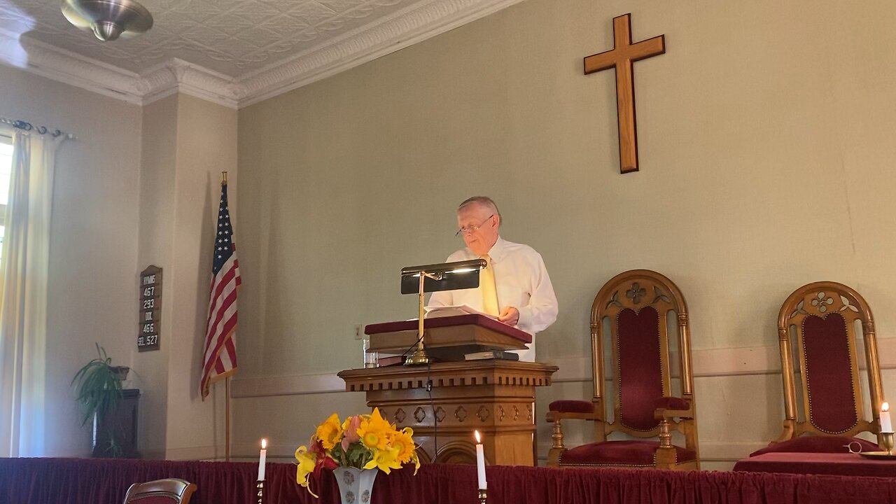 Pastor Jay D. Hobson, Sunday Sermon, Cushman Union Church, July 14,2024