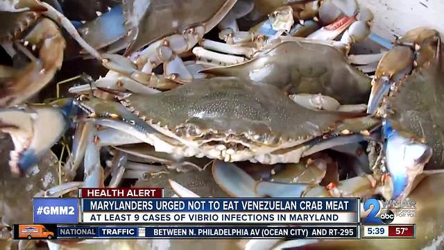 Marylander's sickened by Venezuelan crab meat