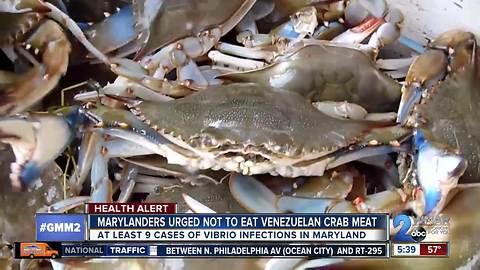 Marylander's sickened by Venezuelan crab meat