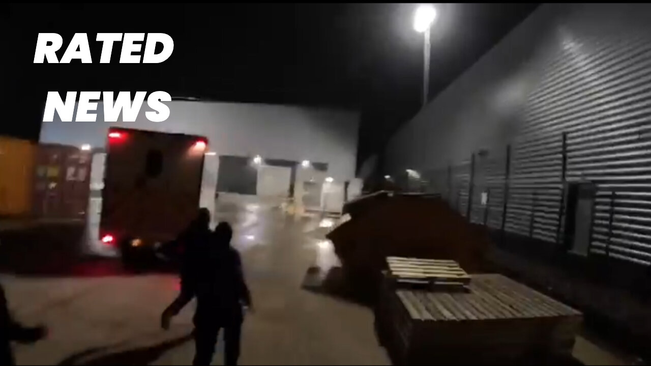Palestine Activists Use Prison Van to Attack Elbit Facility
