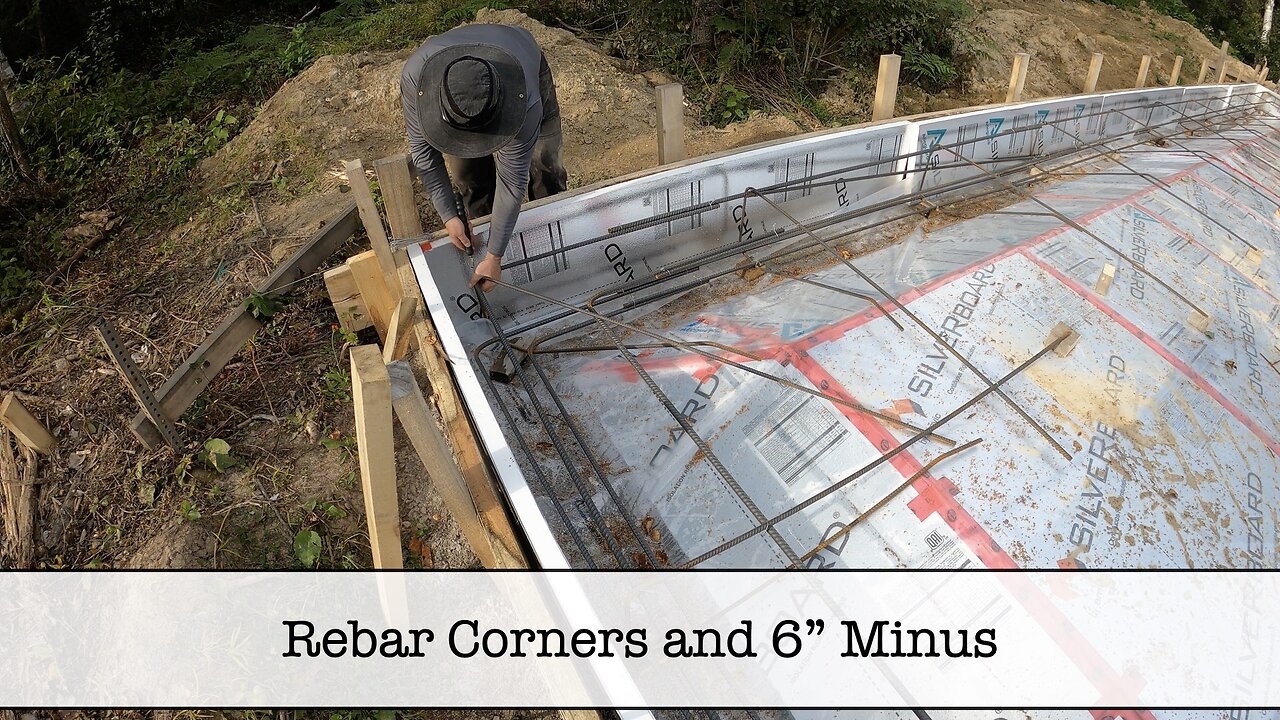 Building the Shop - Part 27 - Last Load of 6 Inch Minus and Rebar Chairs