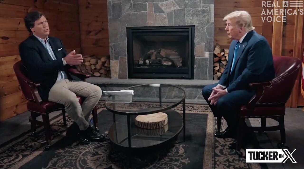 TUCKER CARLSON INTERVIEWS WITH PRESIDENT TRUMP
