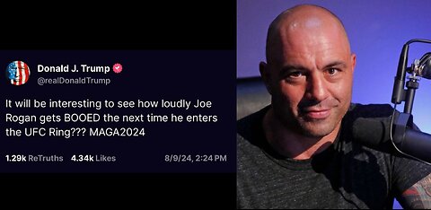 Trump Attacks Joe Rogan for Liking RFK Jr. Too Much