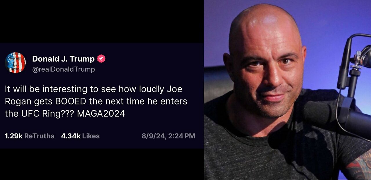 Trump Attacks Joe Rogan for Liking RFK Jr. Too Much