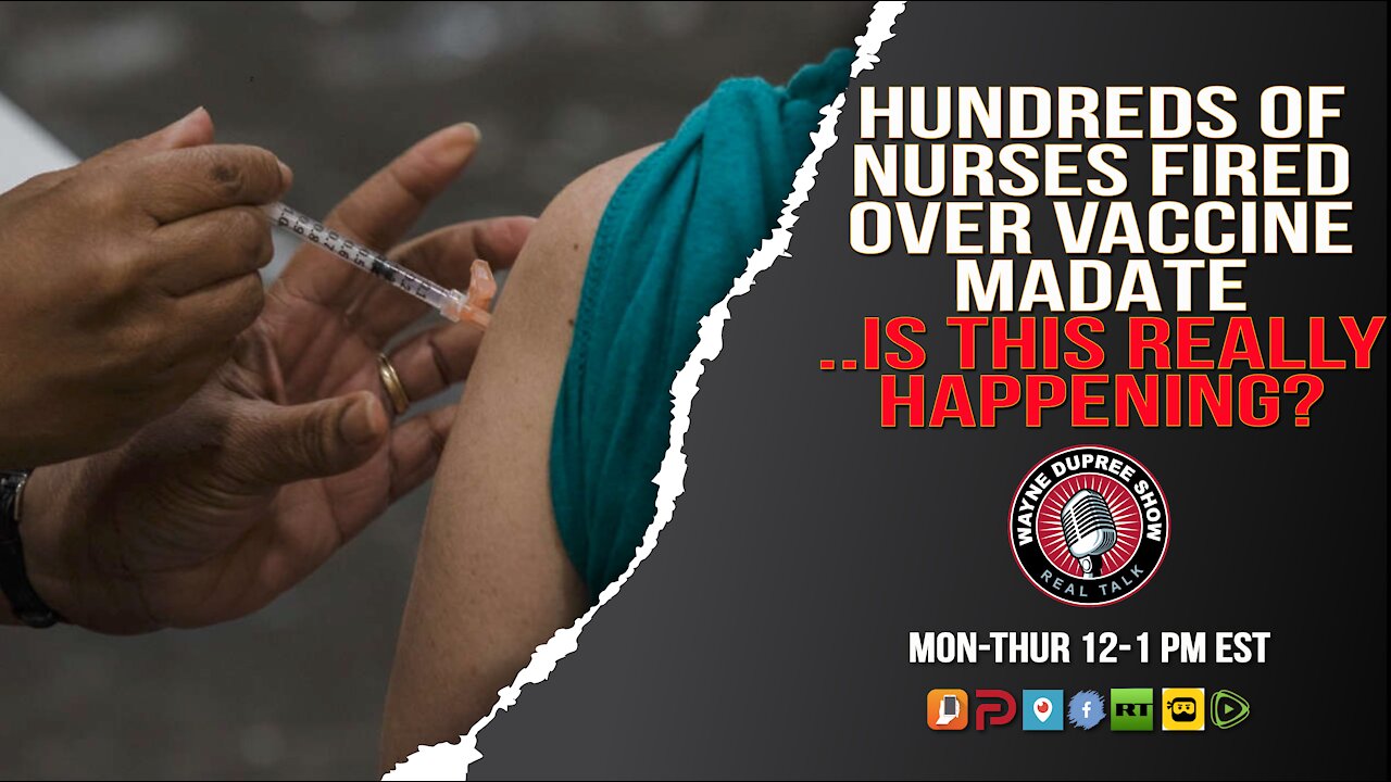 Is This Really Happening? Hundreds Of Nurses Terminated Over Vaccine Mandate!